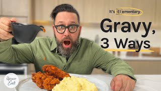 Gravy - Classic Gravy, Vegetarian Gravy, 24-Hour Gravy | It's Elementary #CookWithUs #HowToMakeGravy