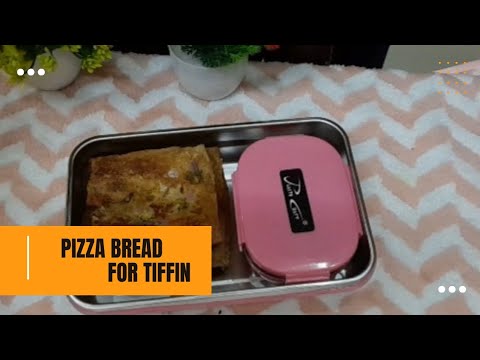 pizza bread for tiffon l bread pizza at home #breadpizza #breadrecipes #pizzabreadrecipe #tiffinbox