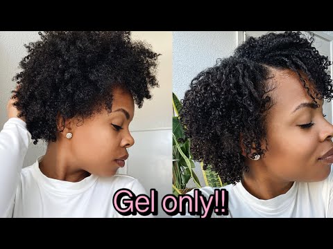 Quick wash and go using gel only for | Dry Natural Hair |