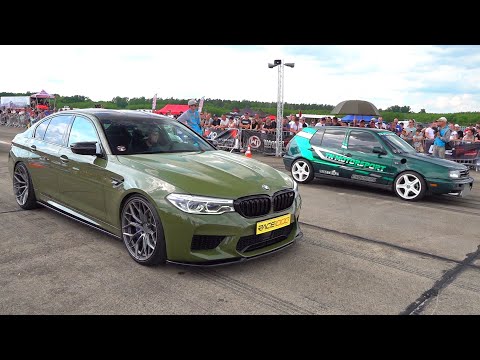 1050HP VW Golf 3 R32 Turbo 4Motion vs BMW M5 F90 Competition