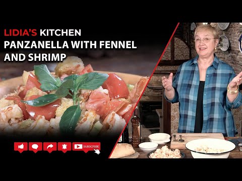 Panzanella with Fennel and Shrimp