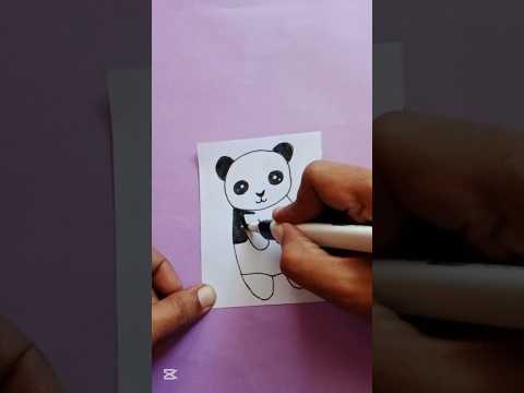 DIY Cute Panda Bookmark/How to make Panda Bookmark #shorts #bookmark #diy