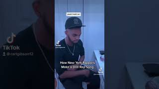 How New York Rappers Make a Drill Song #freestylerap #drillmusic #newyorkrap