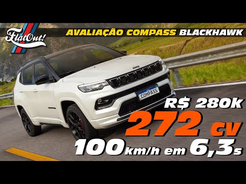 ACELERAMOS o Jeep Compass Blackhawk 2025: motor de Rampage, R$ 280 mil, zero a 100 de BMW X3 30i