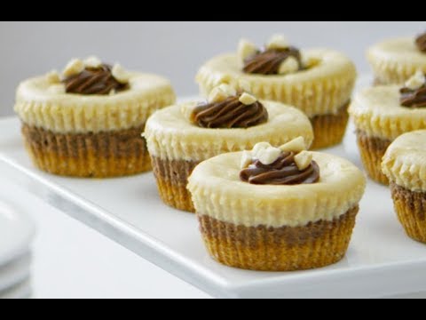 Peanut Butter Chocolate Mini Cheesecakes