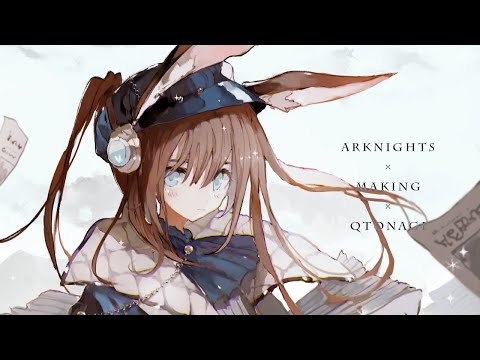 イラストメイキング - 約100倍速 speed painting【アークナイツ】