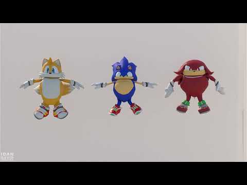 Sonic & Tails VS Knuckles!