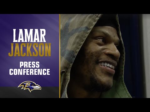 Lamar Jackson on Breaking Michael Vick's QB Rushing Record | Baltimore Ravens