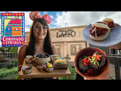 Disney World BEST KEPT SECRET TACOS 🌮 Disney's Coronado Three Bridges food review