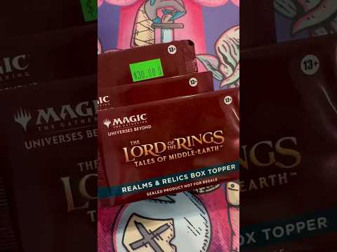 Three MTG LOTR Box Toppers to Rule Them All! #lotr #mtg #tcg #shorts