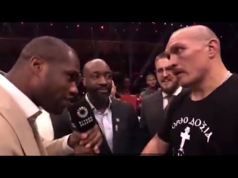 Daniel Dubois INTERRUPTS Usyk Post Fight Interview for “ROBBERY” after Beating Tyson Fury