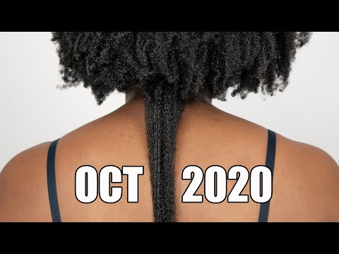 Is My Hair Still GROWING? My Natural HAIR GROWTH Update (Length Check) (3 Yrs 6 mths) (Oct 2020)