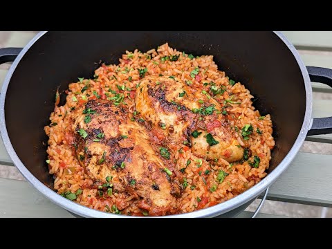 One pot Mexican chicken and rice 🇲🇽