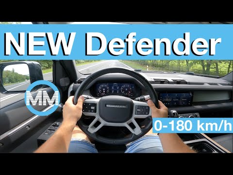 Land Rover Defender 110 D200 POV Test Drive + Acceleration 0-180 km/h