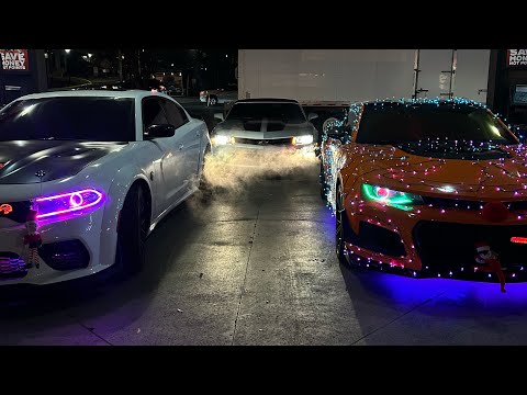 WE TOOK OVER THE CITY IN OUR ILLEGALLY TUNED HELLCATS & ZL1s! *arrested💔* (ft ItsDjSzn & NoKapEd)