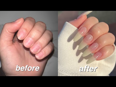 how to fake having natural long nails💅🏻