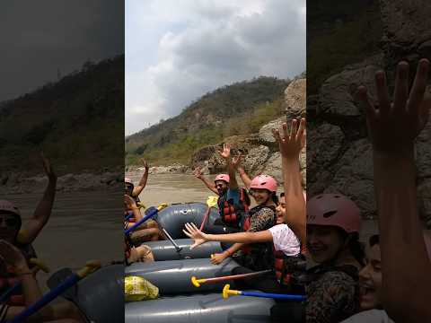 Gange Maiya ki jai #raftingrishikesh #rishikeshrafting #riverraftting #river #rafting #shortsfeed