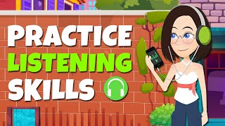 Improve your Listening Skills with Exercises - Basic Practice English Conversation