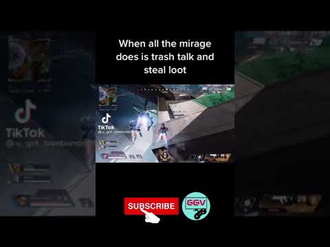 MIRAGE PLAYERS SADGE | SUBSCRIBE TO CHANNEL FOR DAILY CONTENT #shorts #apexlegends