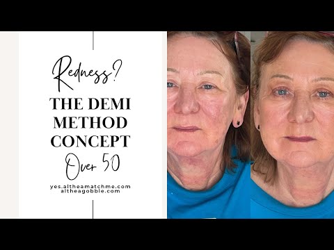 How to conceal redness without concealer! Demi Method