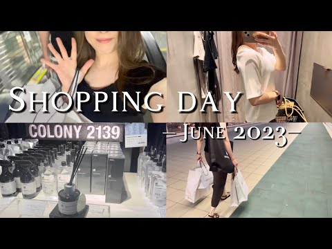 【vlog】ボーナス万歳🙌レイクタウンでお買い物した日🛍️夏アイテムGET🌴COLONY｜URBAN RESEARCH｜GROBAL WORK｜梅雨コーデ