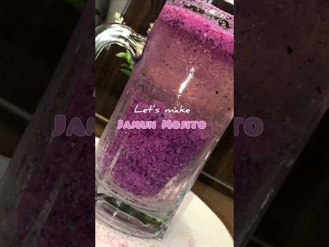 Jamun Mojito recipe 🍹 #shortsfeed #shorts #mojito #jamun  #viral #trendingshorts #viral #trending