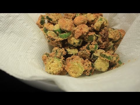 Super Easy Quick Fried Okra Side dish