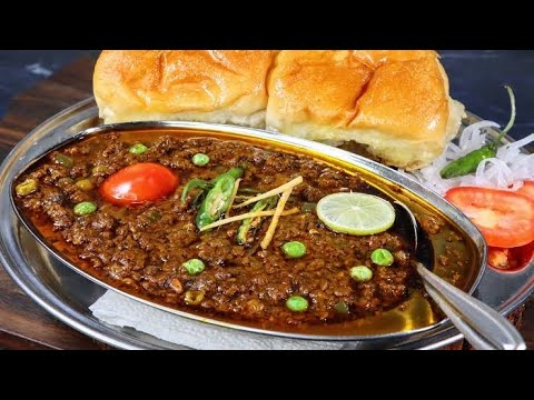 Veg Soya Keema Masala Pav Mumbai Style | वेज सोया कीमा | Popular Mumbai Street Food