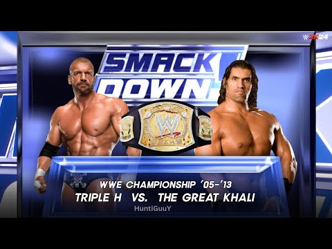 FULL MATCH: Triple H vs. The Great Khali — WWE Title Match: Smackdown