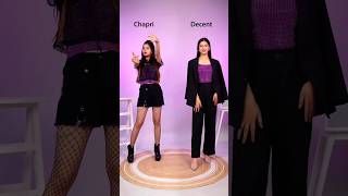 Chapri VS Decent Fashion || Fashion Style For Girl 2025 #shorts #fashion #trending #fashionstyle