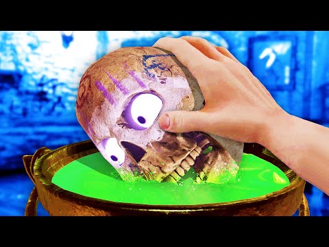 THROWING A.I Skull into ACID... (Waltz of the Wizard VR)