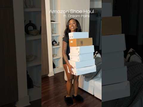 AMAZON SHOE HAUL ft. @DreamPairs  #ootd #shoehaul #amazonfinds