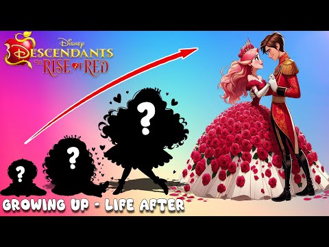 Descendants: The Rise of Red 2024 Growing Up - Life After Compilation | Cartoon WOW