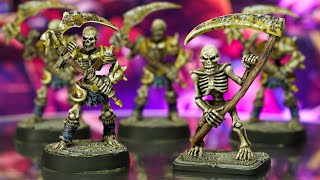 Speed painting HeroQuest Skeletons