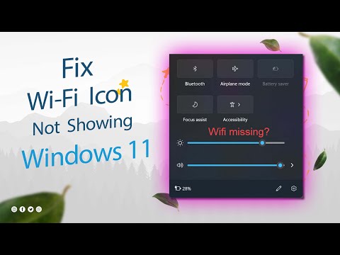 Fix Wi Fi Icon Not Showing Problem on Windows 11 in Tamil