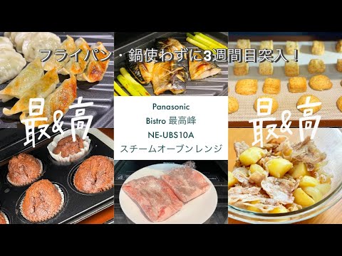 Panasonic Bistro スチーム オーブンレンジ 2022 最新 NE-UBS10A ビストロおうちごはん 3週目 おすすめ レシピ 機能