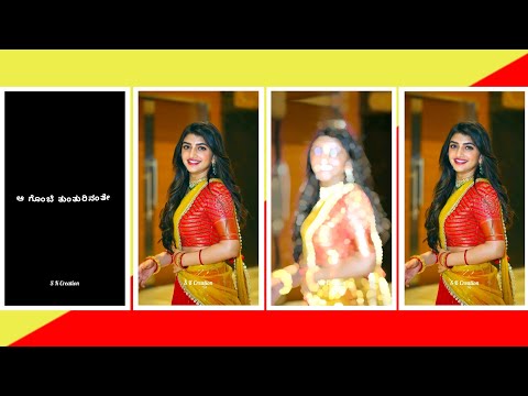 🤍 New Trending Girls attitude video Editing Kannada in Alight motion New Video Editing