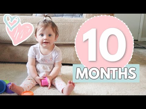 10 Month Old Baby Update👶 SITTING UP, Development, + Milestones!