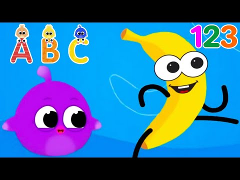 Learn Fruits With Songs: Yummy Fruits 🦃🎶 Learn The Alphabet With Giligilis | Nursery Rhymes