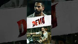 DEVA Official trailer : Release date | Shahid Kapoor,Pooja Hegde, Deva trailer (2025) #short