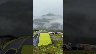 The Alluring Beauty of Foggy Mountains. Location: Fumotoppara Camping Ground. #outdoors #camping