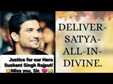 Justice for Sushant Singh Rajput.Truth will come out.