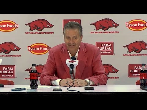 John Calipari discusses the Hogs 91-72 win over Pacific