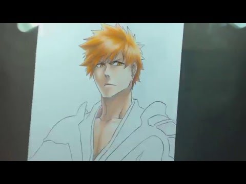 Speed Drawing - Kurosaki Ichigo "Color Pencil Version"