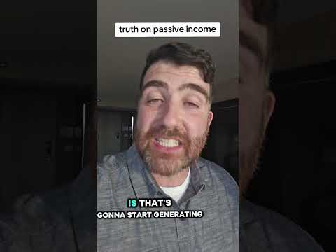 Here’s the truth about passive income 💡 Big Side Hustle doesn’t want you to know this: It’s never