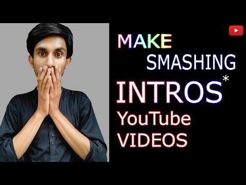 How to Make INTROS For YouTube Videos In 2minuts || How To Create Intros For YouTube Videos