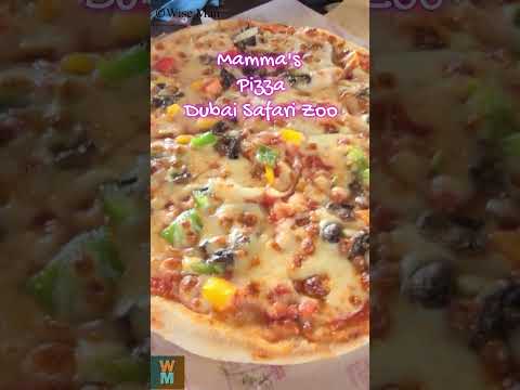 Mammas Pizza Dubai Safari Zoo #dubai #pizza #desertsafari