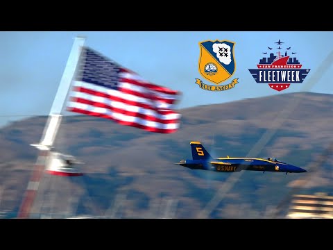 2023 U.S. Navy Blue Angels : San Francisco Fleet Week [FULL DEMO w/ MUSIC]