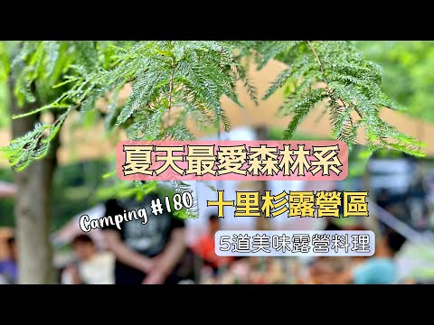 苗栗南庄露營｜夏天最愛森林系｜十里杉露營區｜5道露營烤盤料理｜南庄桂花園客家菜｜露營Vlog #180 ｜我是劉太太