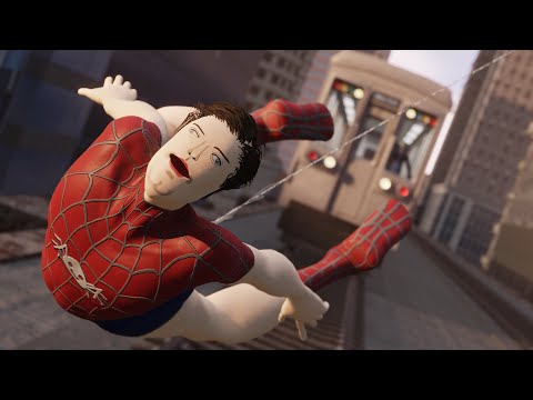 Spider-Man Stops A Train